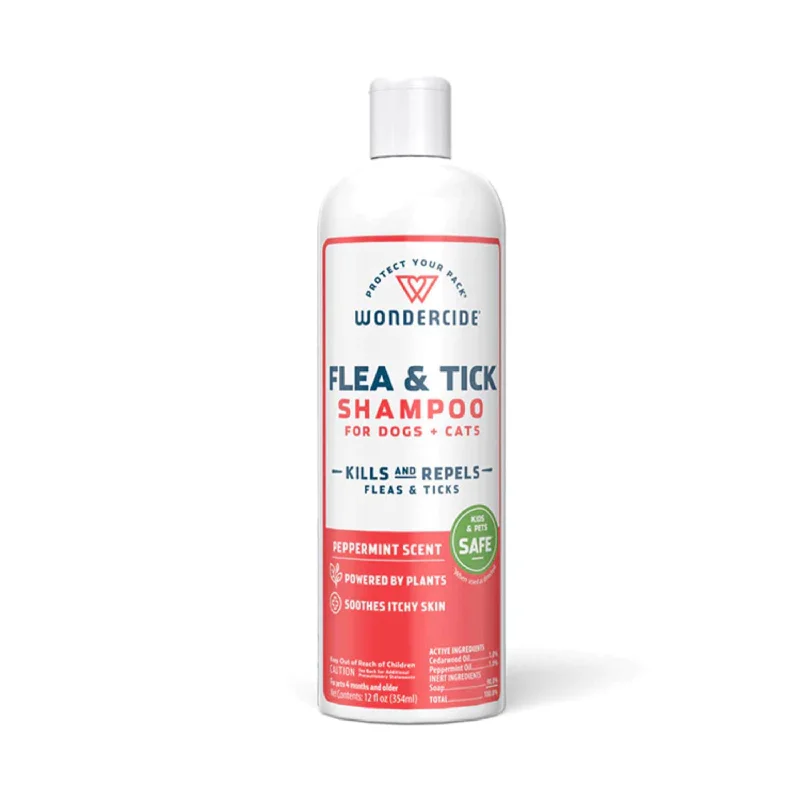 Wondercide Flea & Tick Shampoo Peppermint 12oz