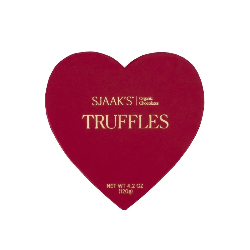 Classic Valentine Truffle Assortment in Heart Box, 6ct